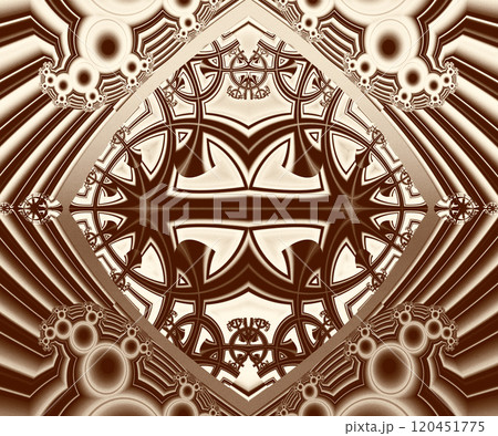 Computer generated abstract colorful fractal artwork 120451775
