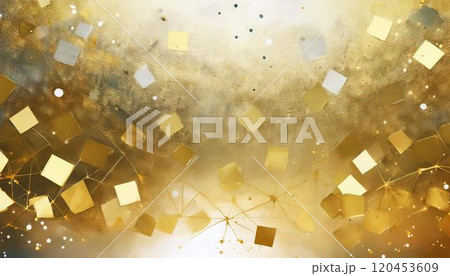 光輝く金色の抽象的な背景 120453609