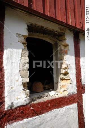 window of house in ruin window of house in ruin 120453754