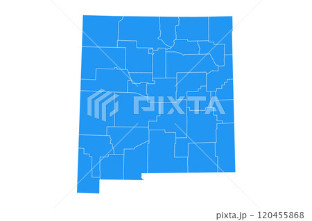 New Mexico administrative map. counties map of New Mexico, blank Map, empty map of New Mexico New Mexico administrative map. counties map of New Mexico, blank Map, empty map of New Mexico 120455868