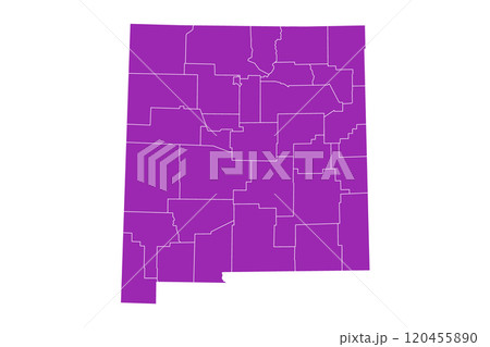 New Mexico administrative map. counties map of New Mexico, blank Map, empty map of New Mexico New Mexico administrative map. counties map of New Mexico, blank Map, empty map of New Mexico 120455890