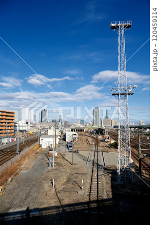 愛知県名古屋市中村区_黄金跨線橋から東側風景6_2024年1月 愛知県名古屋市中村区_黄金跨線橋から東側風景6_2024年1月 120459114