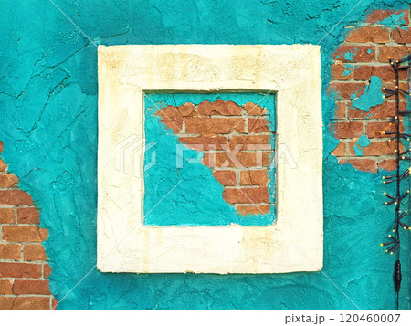 カラフルでレトロモダンな塗装の外壁 フレーム 額縁 カラフルでレトロモダンな塗装の外壁 フレーム 額縁 120460007