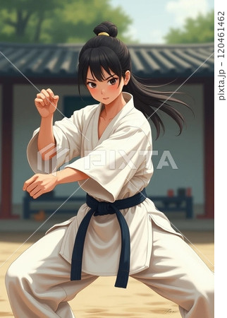 空手が強い女の子キャラクター 空手が強い女の子キャラクター 120461462