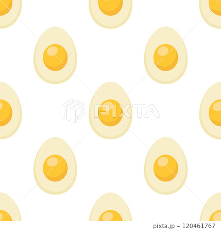 boiled egg seamless pattern boiled egg seamless pattern 120461767