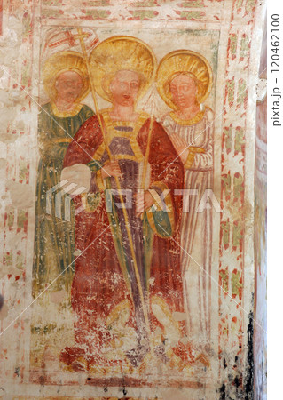 Fresco paintings in the old church Fresco paintings in the old church 120462100