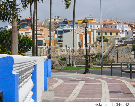 A street of the resort village Puerto Rico de Gran Canaria A street of the resort village Puerto Rico de Gran Canaria 120462426