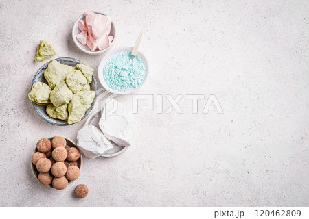 Edible clay stones and powder 120462809