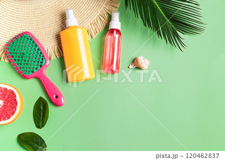 Sunblock, ultraviolet protection hair products Sunblock, ultraviolet protection hair products 120462837