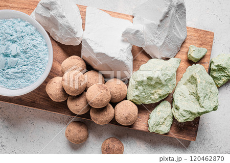 Edible clay or edible calcium chalk 120462870