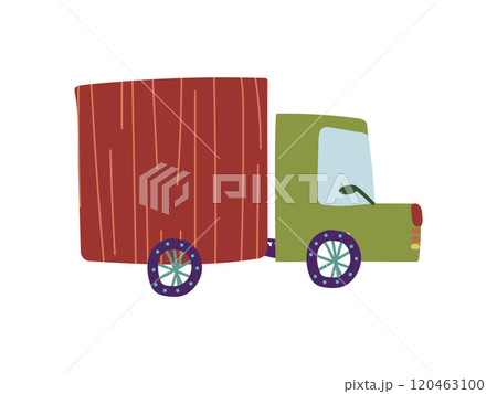 Truck, Delivery Cargo Lorry Cartoon Vector Illustration Truck, Delivery Cargo Lorry Cartoon Vector Illustration 120463100