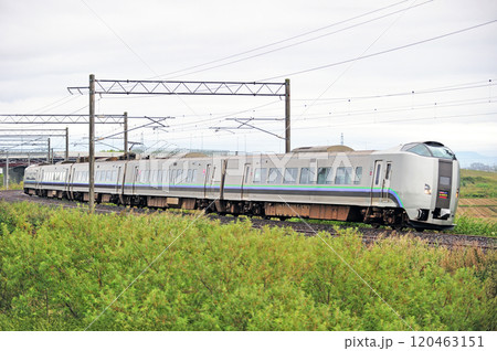 函館本線　豊幌ー江別　JR北海道　789系1000番台　HL-1002編成（札幌）　スーパーカムイ 120463151