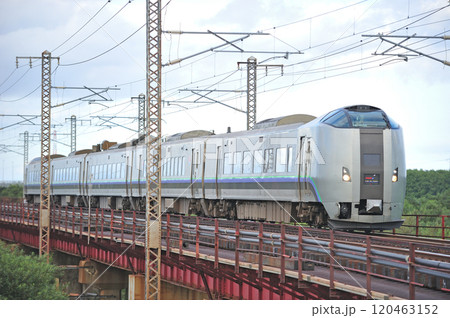 函館本線　豊幌ー江別　JR北海道　789系1000番台　HL-1006編成（札幌）　スーパーカムイ 120463152