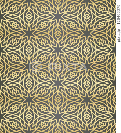 Islamic background with traditional style arabic. Seamless pattern for card, background, fabric or abstract design. Muslim ornament. 120463379
