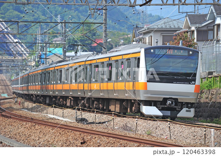 中央本線 上野原 JR東日本 E233系0番台 H50編成(豊田) 中央本線 上野原 JR東日本 E233系0番台 H50編成(豊田) 120463398