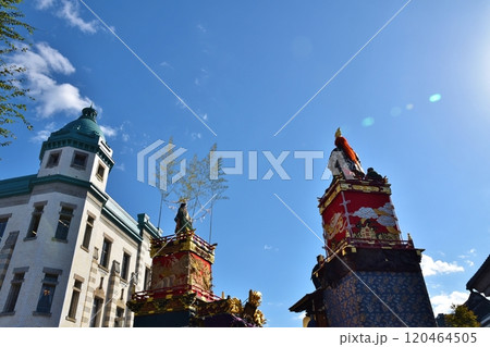 晴天の川越祭の風景　埼玉 120464505