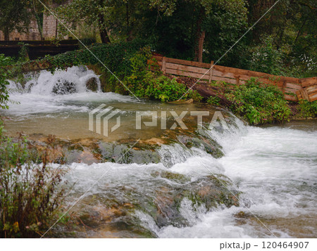 Travel to Village of Rastoke near Slunj in Croatia Travel to Village of Rastoke near Slunj in Croatia 120464907