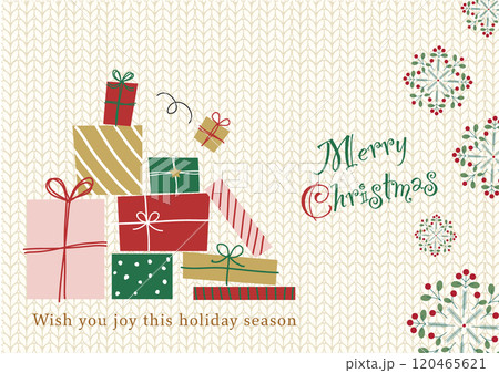 可愛いクリスマスのイラストセット 可愛いクリスマスのイラストセット 120465621