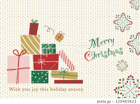 可愛いクリスマスのイラストセット 可愛いクリスマスのイラストセット 120465621