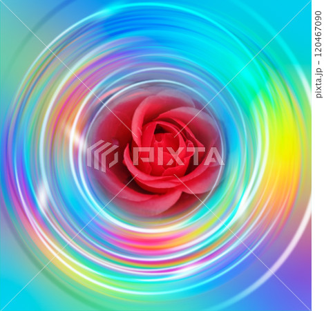 texture with perfect circles multicolor background 120467090