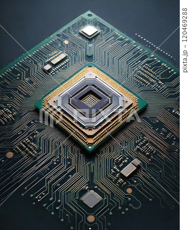 半導体と基盤 半導体と基盤 120469288