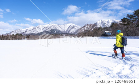 スノーシュートレッキングのイメージ　蒜山高原 120469651