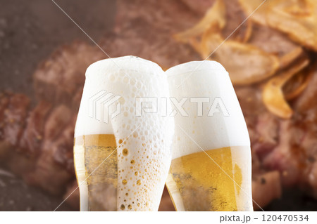 ビール 黒毛和牛 ヒレステーキ ビール 黒毛和牛 ヒレステーキ 120470534