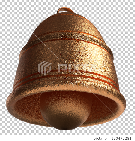 The  Christmas Bell for Holiday concept 3d rendering. 120472281
