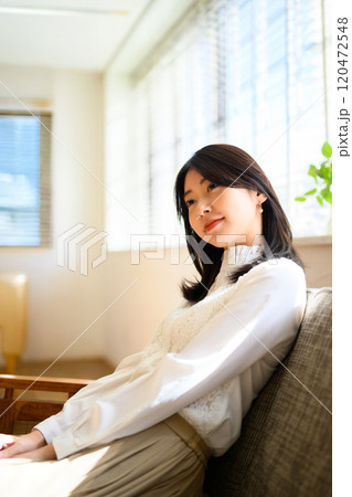 女性のポートレート撮影 120472548