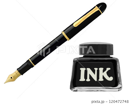 万年筆（バランス型）黒インク付き 120472748