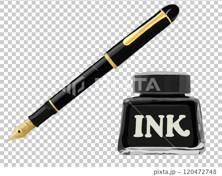 万年筆（バランス型）黒インク付き 120472748