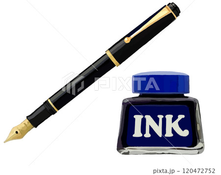 万年筆（ベスト型）ブルーブラックインク付き 120472752