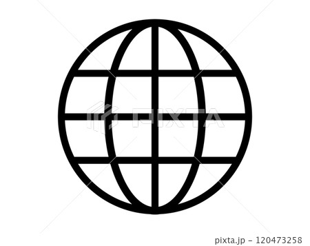 地球・グローバルのアイコン 地球・グローバルのアイコン 120473258