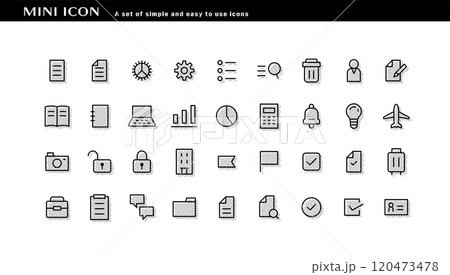 ビジネスアイコン　セット 120473478
