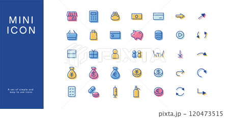 アイコン　セット 120473515