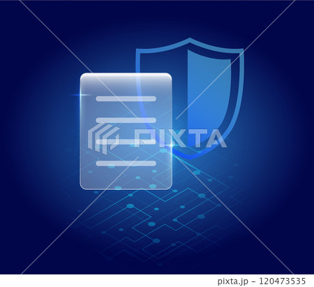 The cyber security, data privacy protection shield with check icon The cyber security, data privacy protection shield with check icon 120473535