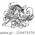女の子の船長 120473570