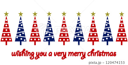 クリスマスツリー メリークリスマス クリスマスツリー メリークリスマス 120474153