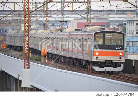武蔵野線 西浦和ー北朝霞 JR東日本 205系 M22編成(幕張) 武蔵野線 西浦和ー北朝霞 JR東日本 205系 M22編成(幕張) 120474794