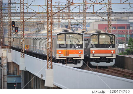 武蔵野線　西浦和ー北朝霞　JR東日本　205系　M13編成　M31編成（幕張） 120474799