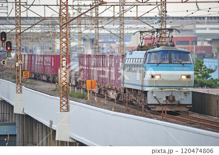 武蔵野線　西浦和ー北朝霞　JR貨物　EF66-125（吹田） 120474806