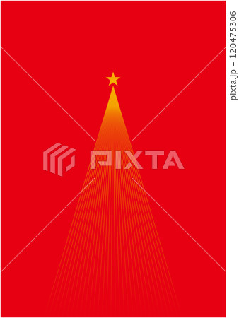 クリスマス 輝く光のクリスマスツリー クリスマス 輝く光のクリスマスツリー 120475306