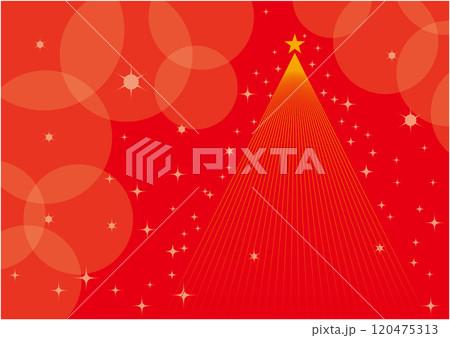 クリスマス 輝く光のクリスマスツリー クリスマス 輝く光のクリスマスツリー 120475313