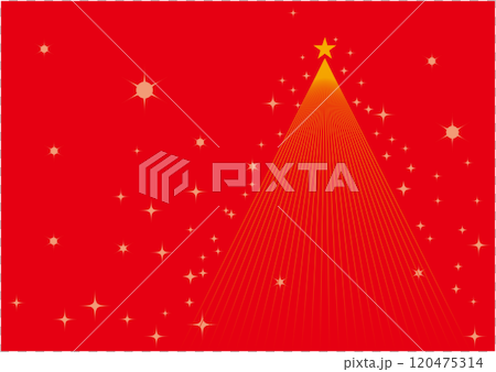 クリスマス 輝く光のクリスマスツリー 120475314