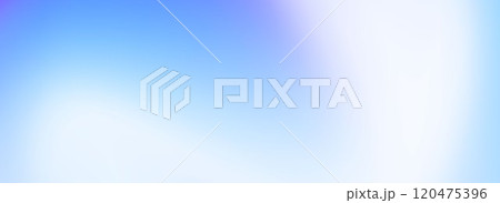 Light purple blue gradient background. Soft pastel winter wave wallpaper. Smooth blurry cold color backdrop for poster, brochure, leaflet, banner, booklet. Calm water surface texture. Vector 120475396
