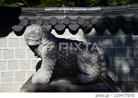 韓国の狛犬・想像上の動物ヘテ 韓国の狛犬・想像上の動物ヘテ 120477050
