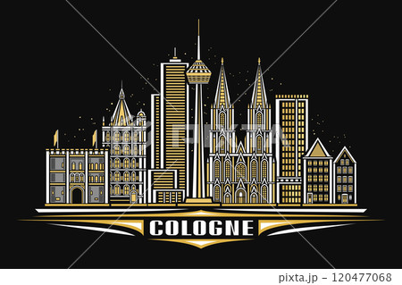 Vector illustration of Cologne Vector illustration of Cologne 120477068