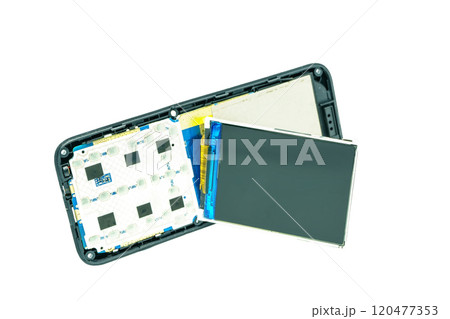 Old smartphone anatomy Old smartphone anatomy 120477353