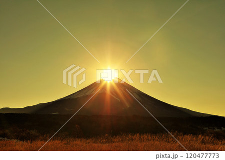 ダイヤモンド富士 120477773