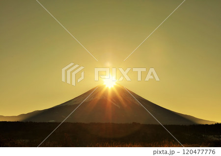 ダイヤモンド富士 120477776